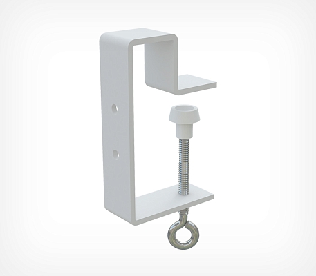 Струбцина с двумя отверстиями и отгибом CLAMP HOLE-L