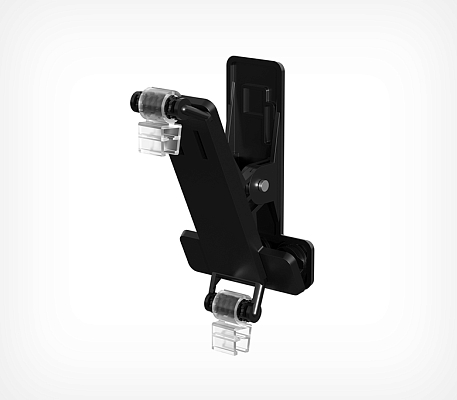 Прищепка с держателями под 2 рамки V-CLAMP-PF