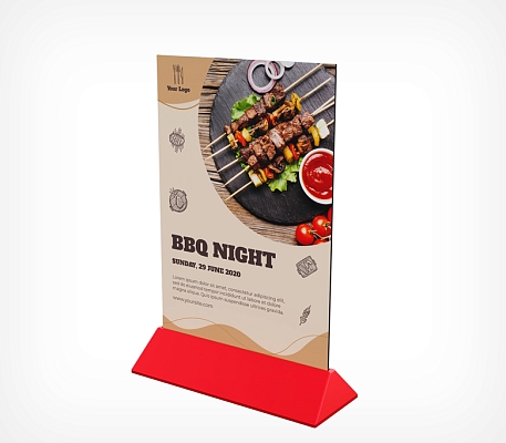 Подставка под меню с акриловым карманом COLOR MENU HOLDER
