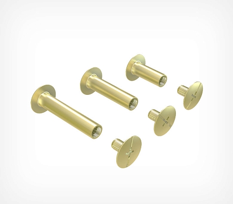 Винт полиграфический металлический BINDING SCREW