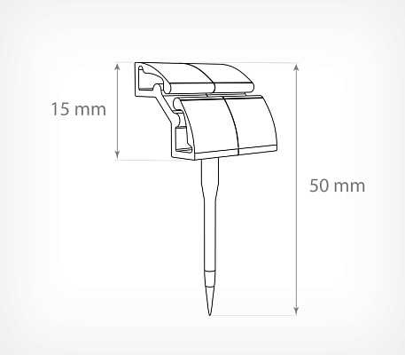 Держатель-иголка MINISTICK, схема, габариты