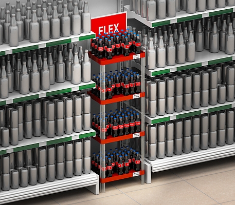 Компактный пластиковый дисплей MINIFLEX