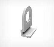 Петля для подвешивания пластикового профиля