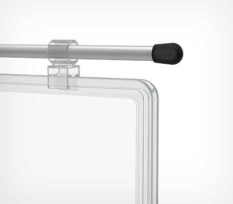 Стойка телескопическая рекламная с двумя рамками формата A3  INFOSTAND-XL A3 Duo