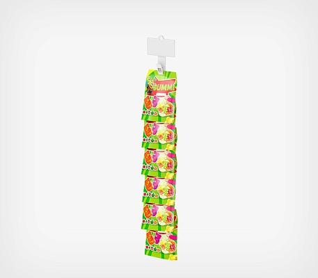 Топпер для подвесной пластиковой ленты CLIP STRIP-W-08, 40х70 мм STRIP TOP-S