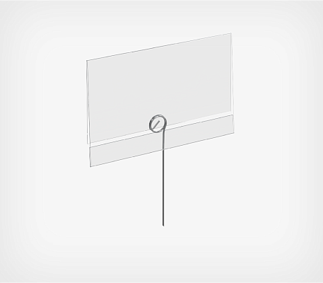 Держатель ценника с металлической иглой   STICK-ML